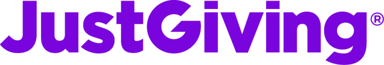 Just Giving Logo in Purple Text