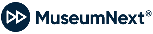 museum next logo with dark blue font