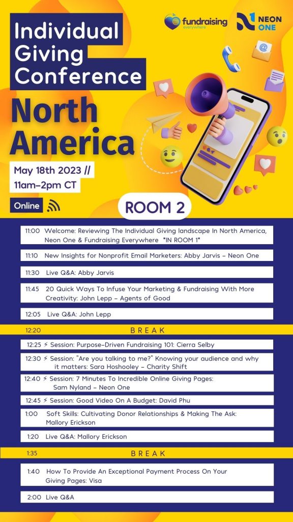 IG North America Schedule - Room 2