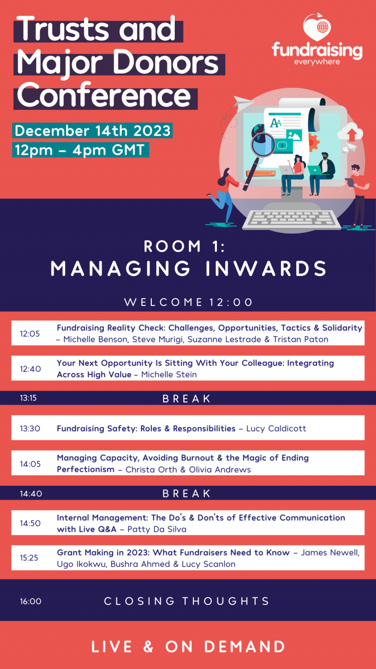 Trusts & Major Donors Programme - Room 1